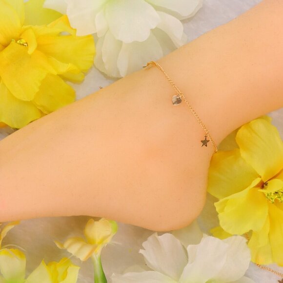 "Minimalist Anklet, Sleek & Modern Design, Women’s Fashion, YC110238-A - Picture 7 of 10